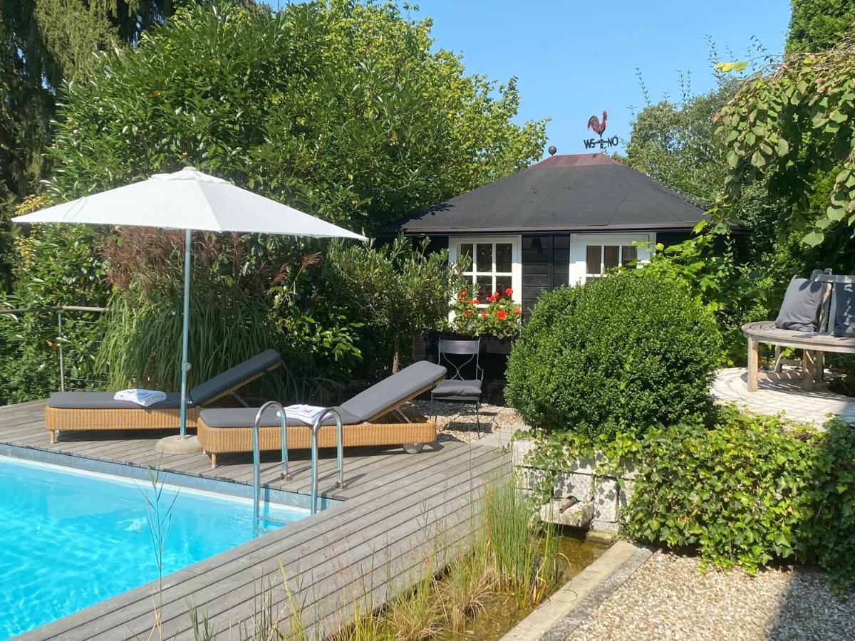 Landhaus Am Plattenbichl - Luxus Apartment Mit Privat-Pool Und Sauna - Im Sommer Bergbahn Inklusive Oberstdorf Dış mekan fotoğraf